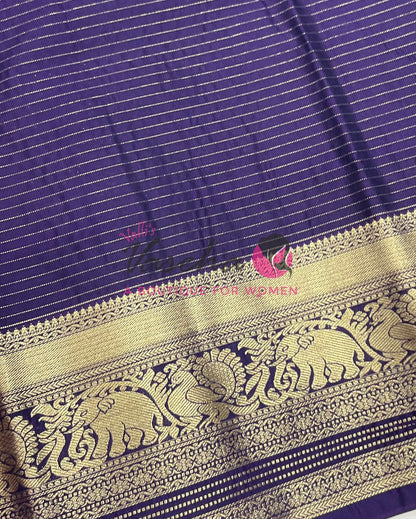 Semi Kanchi Silk - Vairavoosi Butta - VVSKS004