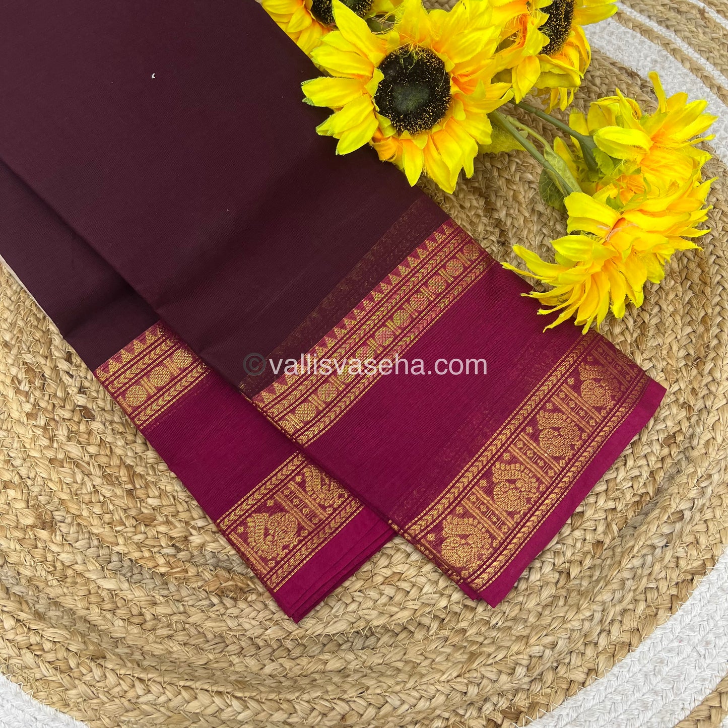 Kanchi Cotton Saree - VVKCS009