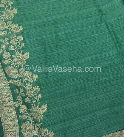 Banarasi - Heritage Silk - Semi Kathan Silk -   Pastel Green Shade - VVBHS008