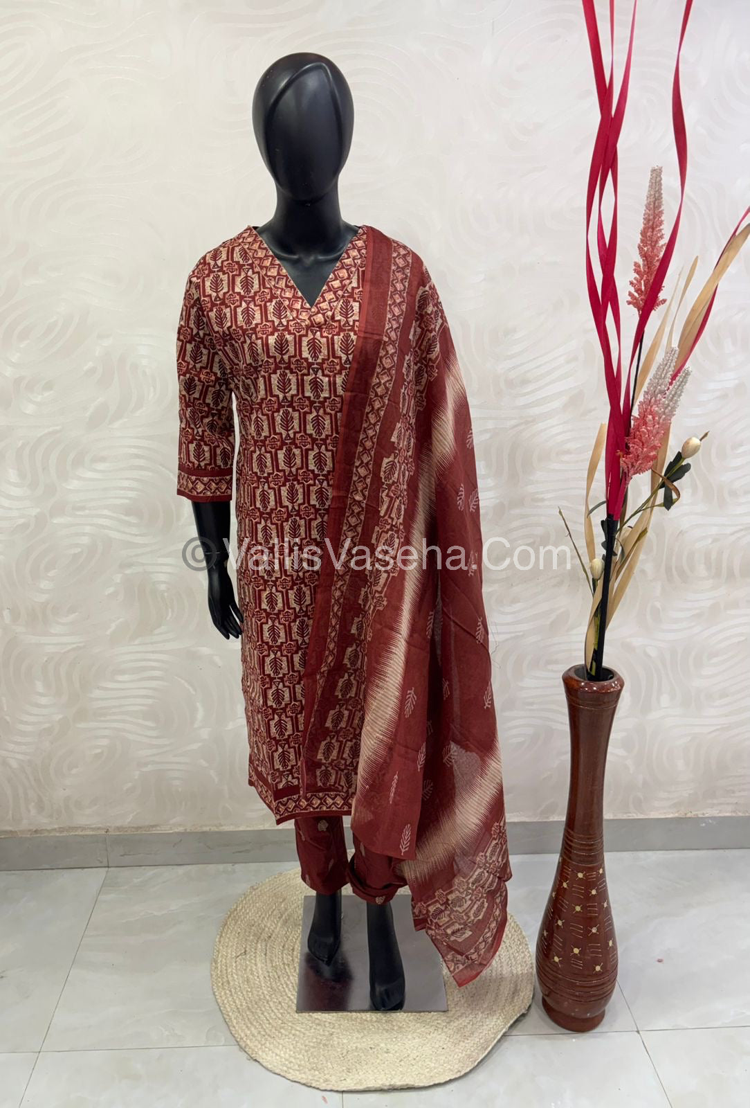 Ready Made - Salwar, Kameez & Duppatta(3pc) - Printed - VVRBS004