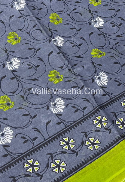 Pure Cotton Voile Saree | VVPVC001