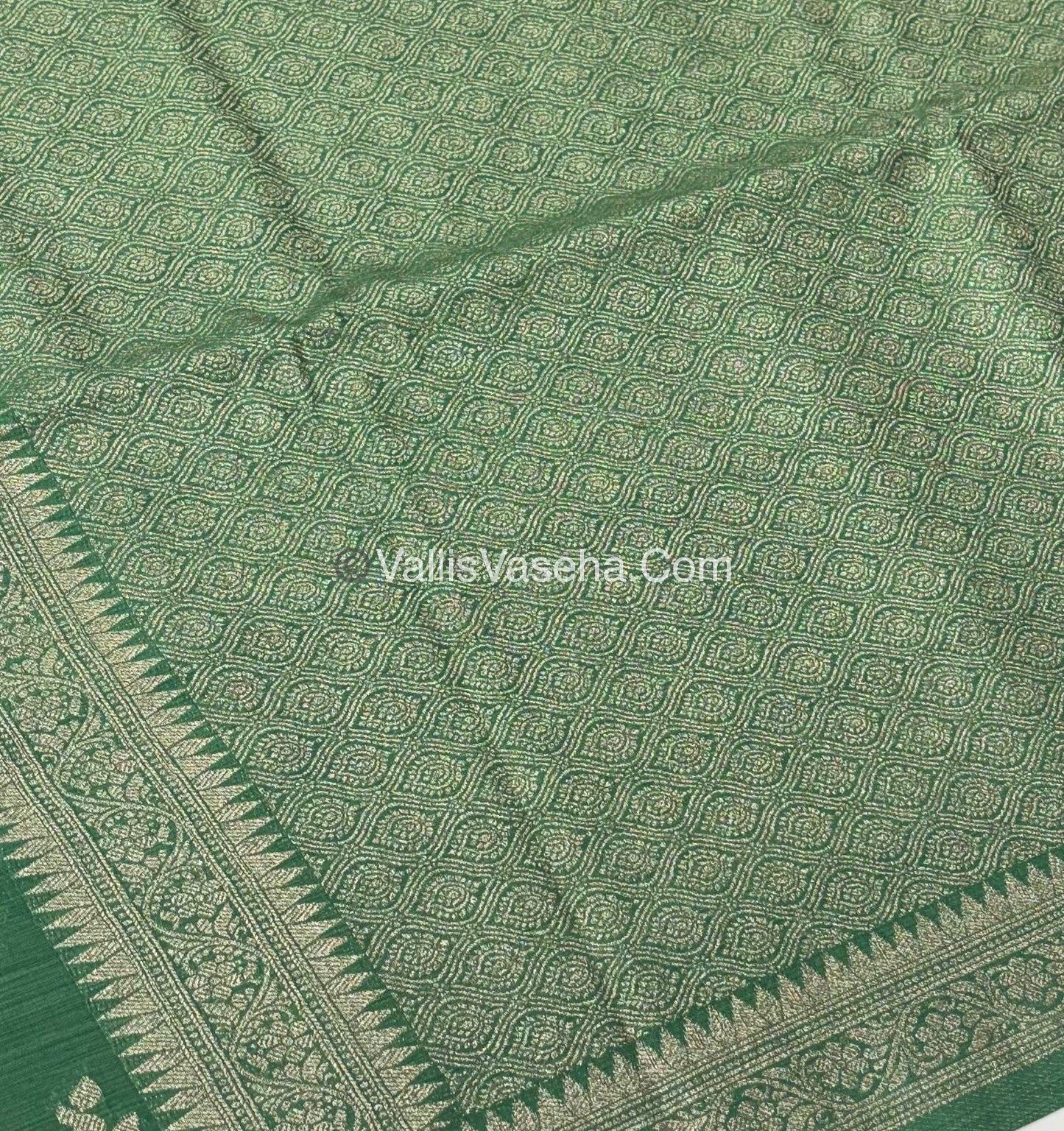 Banarasi - Heritage Silk - Semi Kathan Silk - Pastel Green Shade - VVBHS003