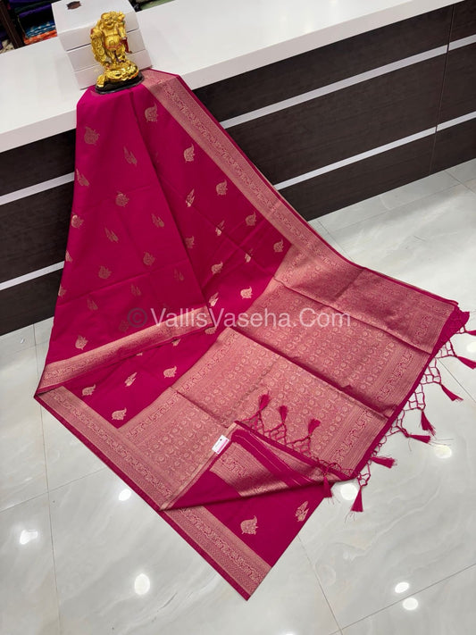 Banarasi - Heritage Silk - Semi Kathan Silk - Pink Shade- VVBHS009