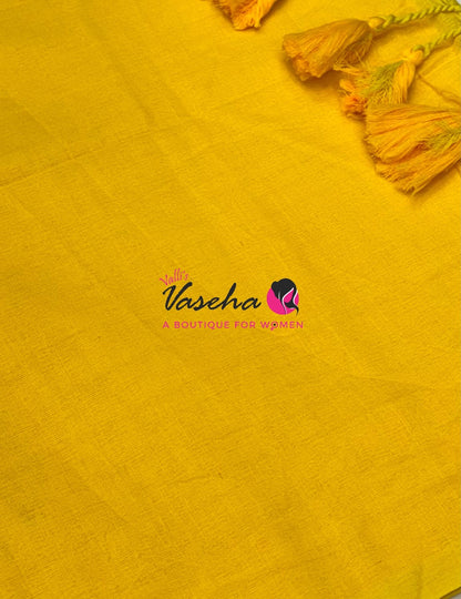 Budget Friendly Sarees - Casual Wear Sarees - Khadi Cotton Sarees - VVKCS028