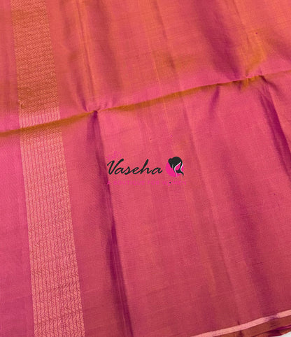 Pure Soft Silk Saree  - Peach Shade - VVPSS151