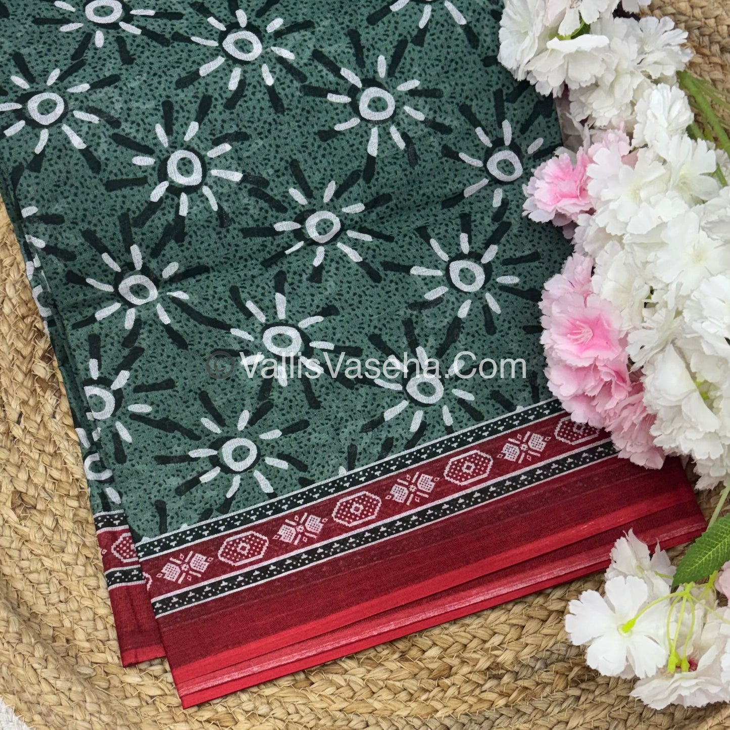 Pure Cotton Voile Saree | VVPVC003