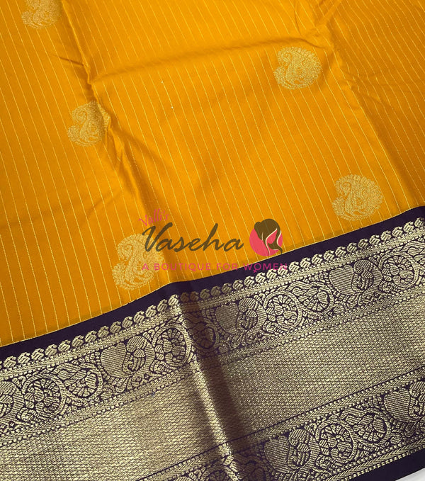 Semi Bridal Kanchi Silk  - Korvai - Premium- VVSKS008