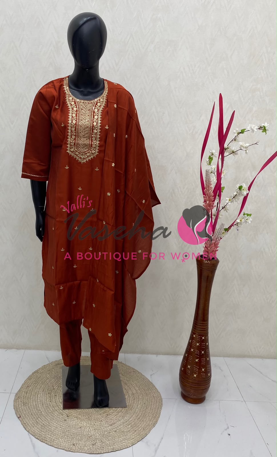 Ready Made |Salwar, Kameez & Duppatta(3pc) | Vedika Silk  | VVRMS023
