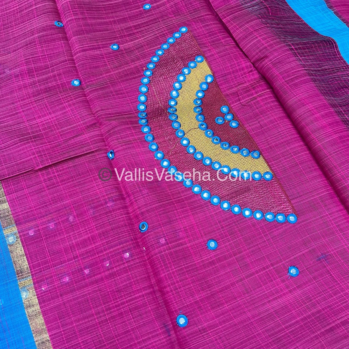 40% less - Offer Saree - Mixed Cotton Saree - VVDS007