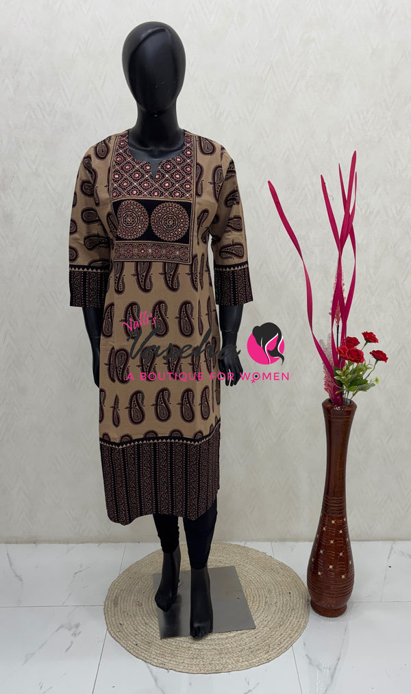 Ready Made -  Kurti - Straight Cut - VVRK002