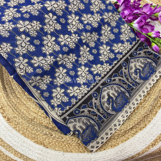 Pure Kalamkari Cotton Saree - VVPKC002