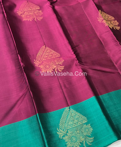 Half Mix - Pure Soft Silk Saree - VVPSS030