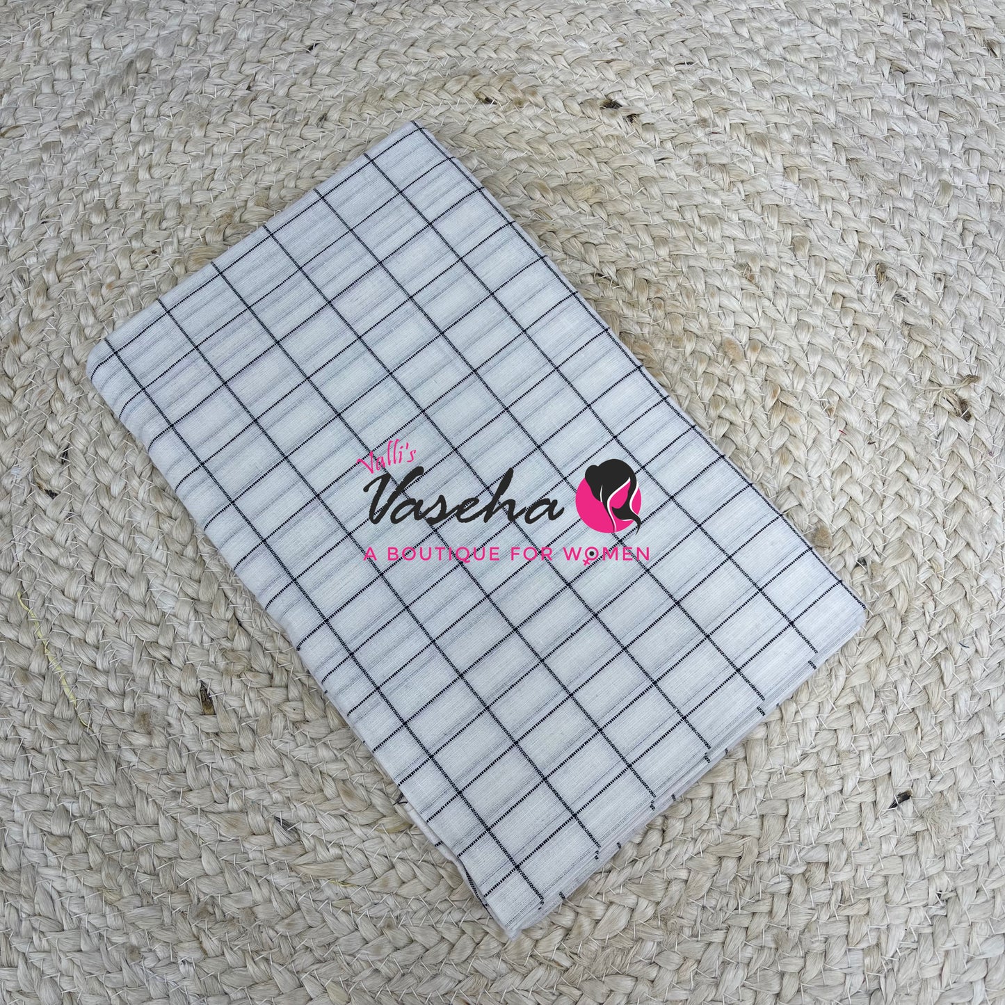 Blouse Bit - Pure Cotton - Multi Checks - 1 mtr - VVBB001