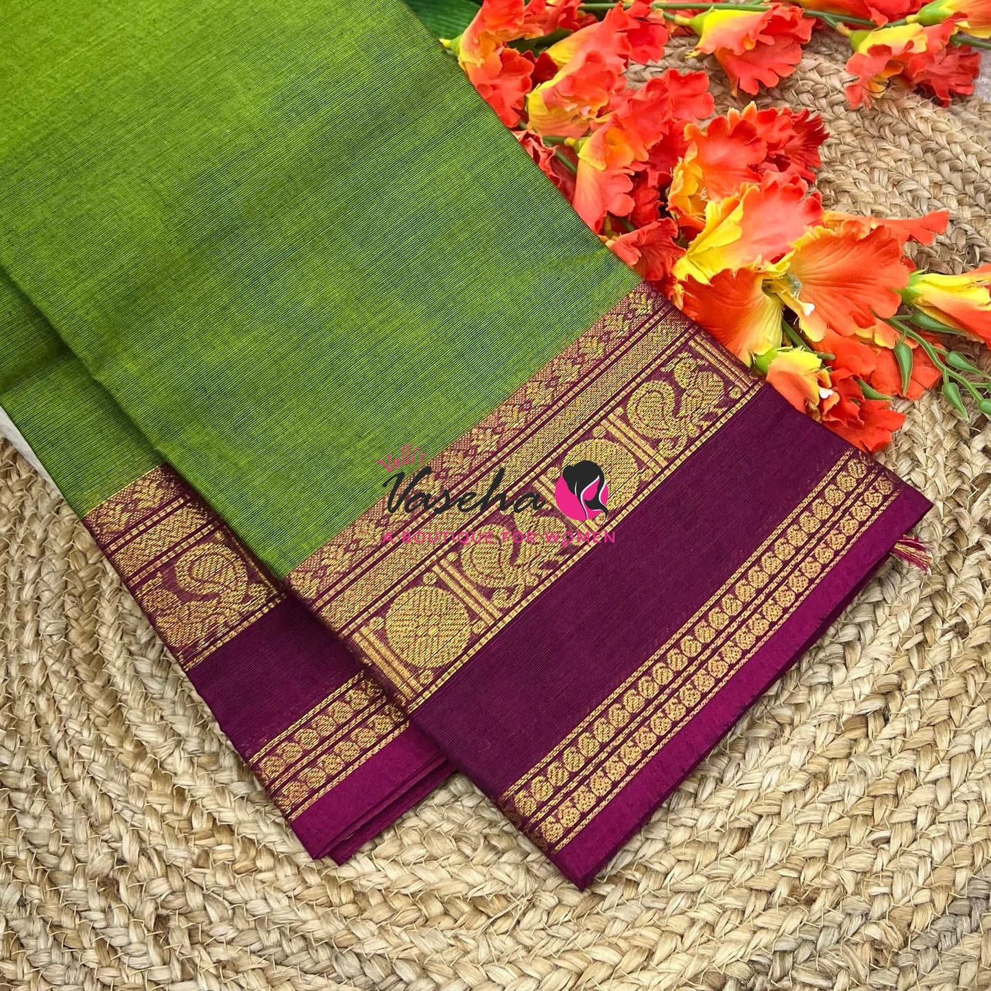 Kanchi Cotton Saree - VVKCS032