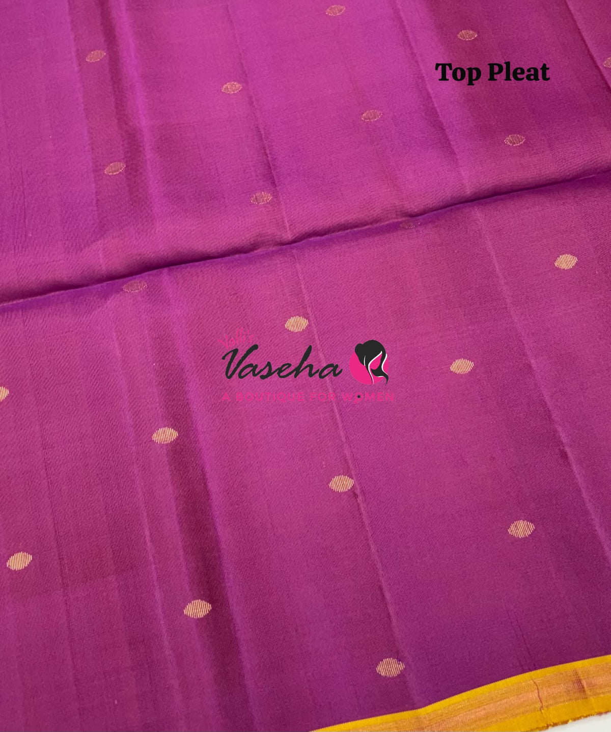 Pure Soft Silk Saree - Partly Pallu -  Half & Half Saree - VVPSS088