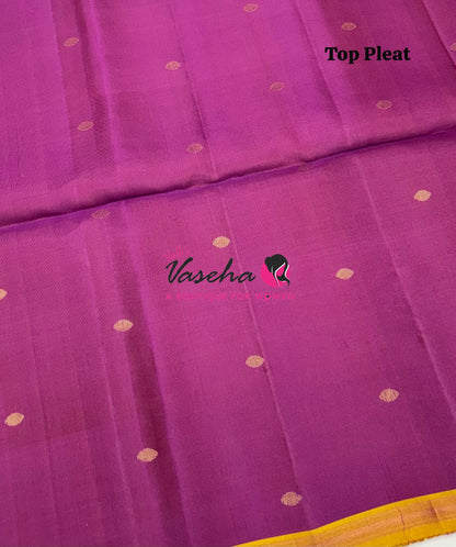 Pure Soft Silk Saree - Partly Pallu -  Half & Half Saree - VVPSS088