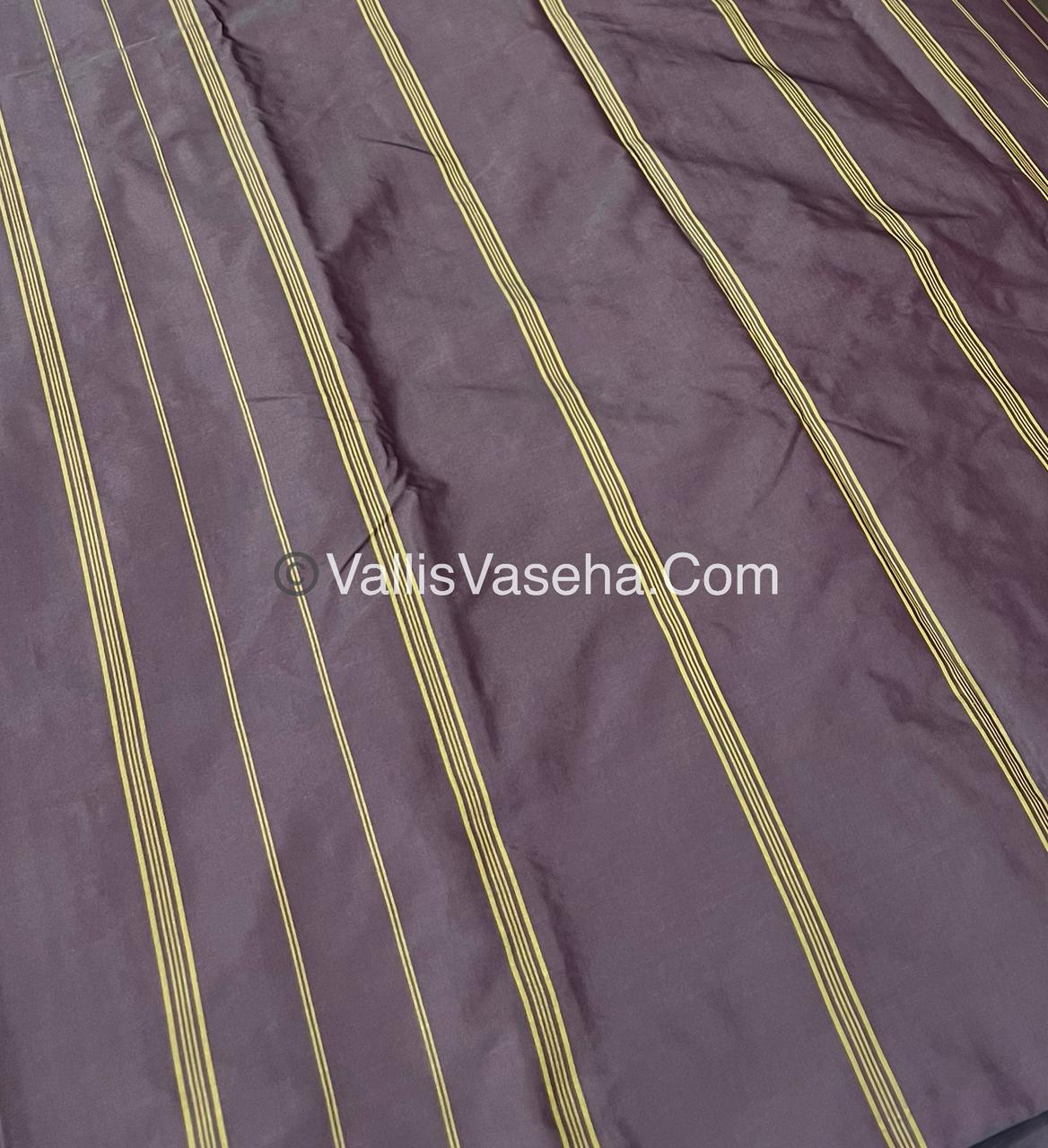 Semi Silk Saree - Aarani Pattu Style - VVSSS005