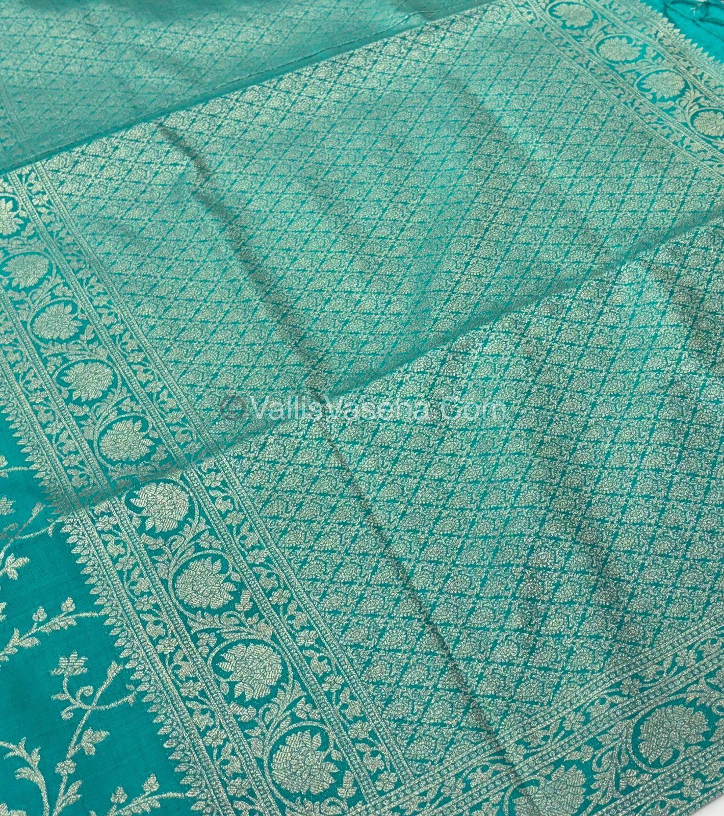 Banarasi - Heritage Silk - Semi Kathan Silk - Ramar Blue Shade- VVBHS001