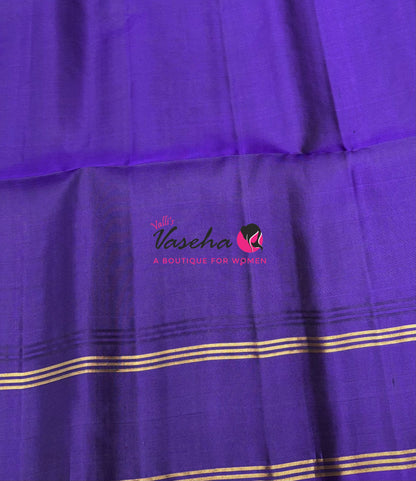 Pure Soft Silk Saree  - Violetish Purple Shade - VVPSS134