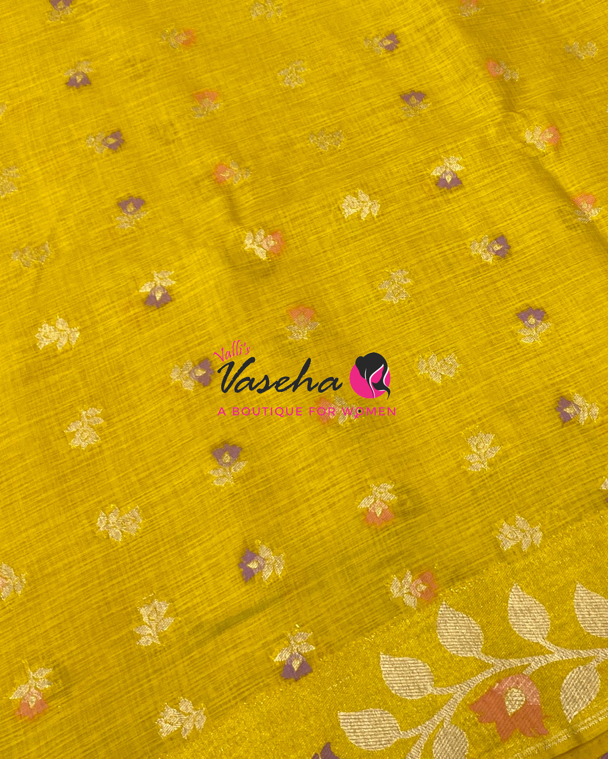 Banarasi - Heritage Meenakari Silk - Yellow Shade - VVBHS012