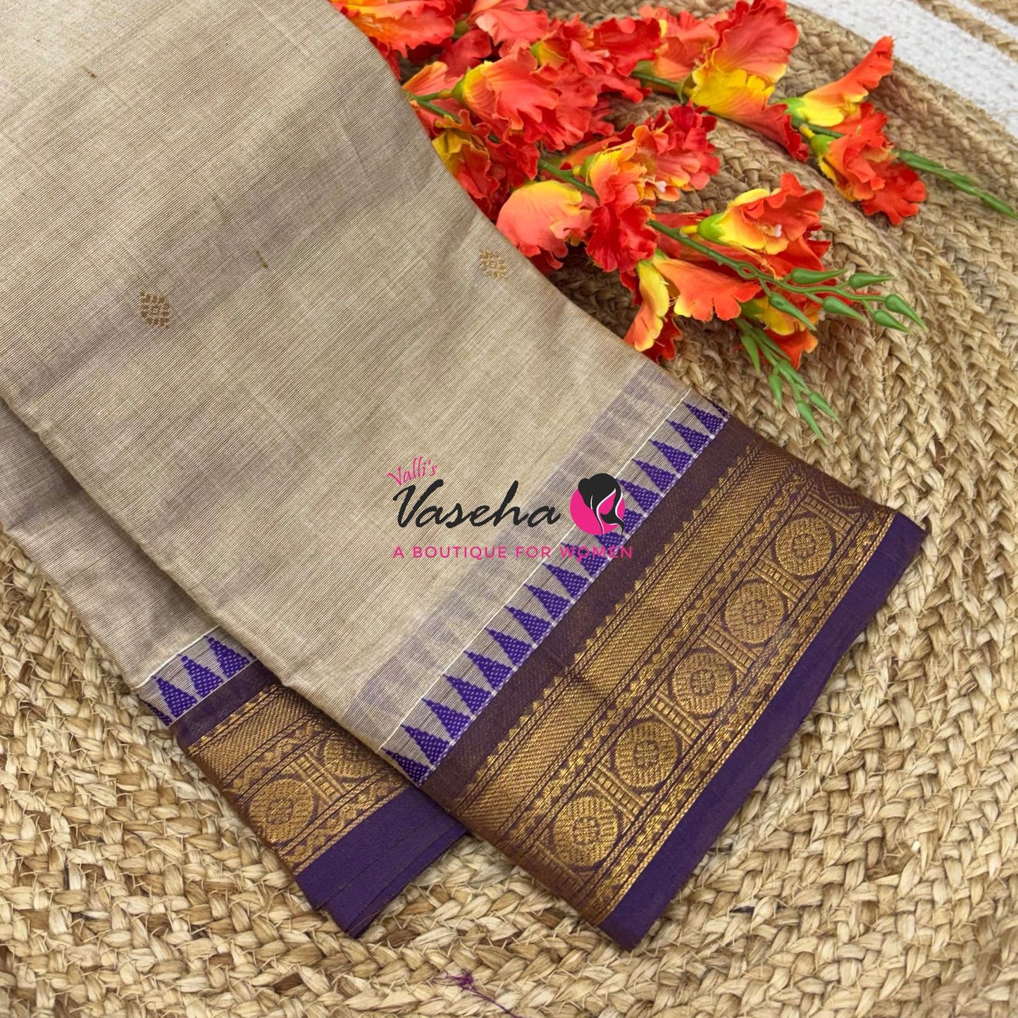 Kanchi Cotton Saree - VVKCS023