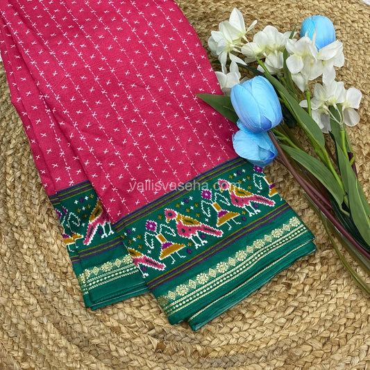 Budget Friendly Sarees - Casual Wear Sarees - Crackle Silk - VVCS001