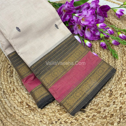 Kanchi Cotton Saree - VVKCS017