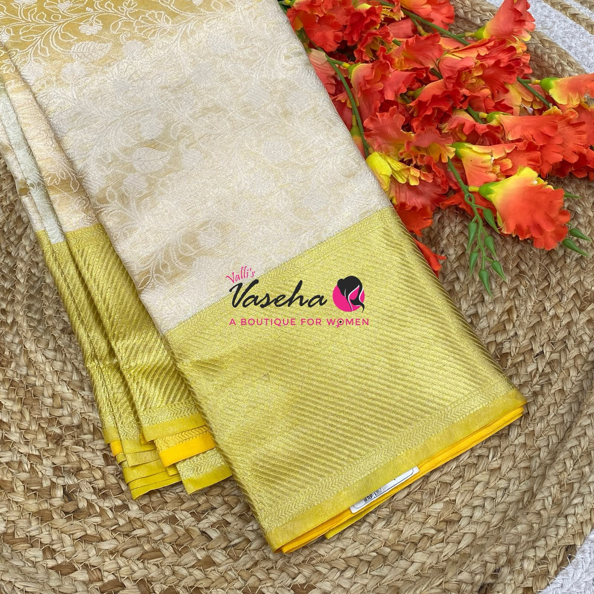 20%less - Offer Saree - Semi Bridal Silk Saree - VVDS008