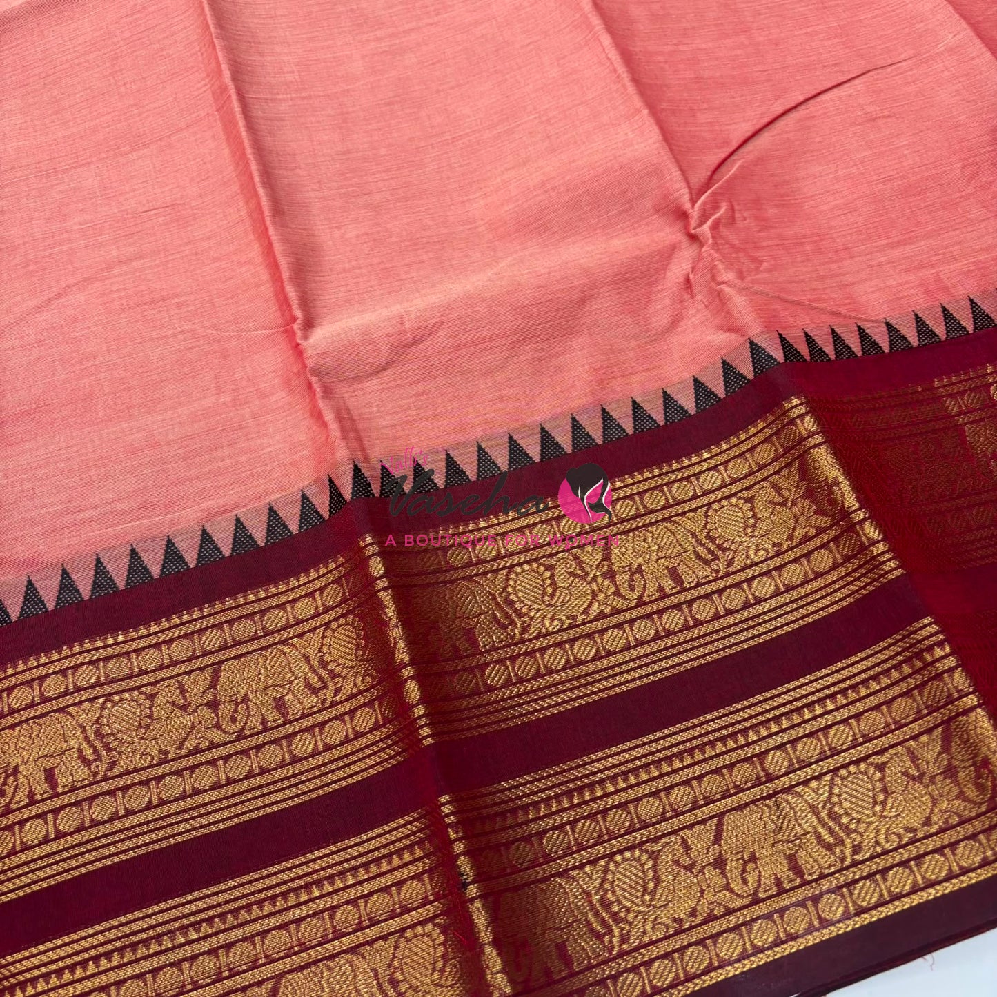 Kanchi Cotton Saree - VVKCS019