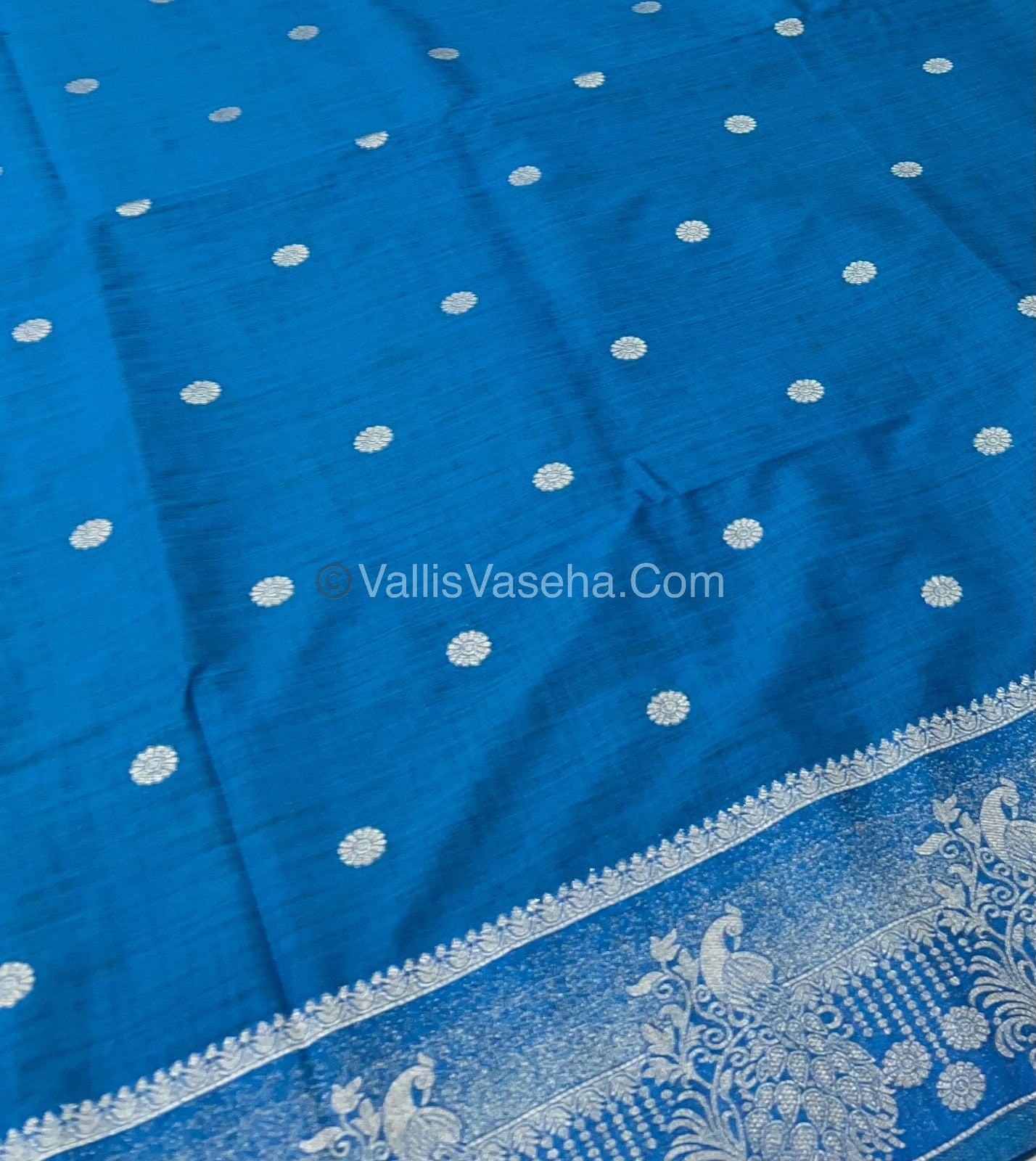 Banarasi - Heritage Silk - Semi Kathan Silk - Blue Shade- VVBHS002