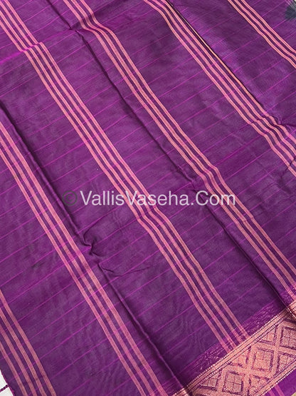 Dhaka Cotton Saree - VVDCS002