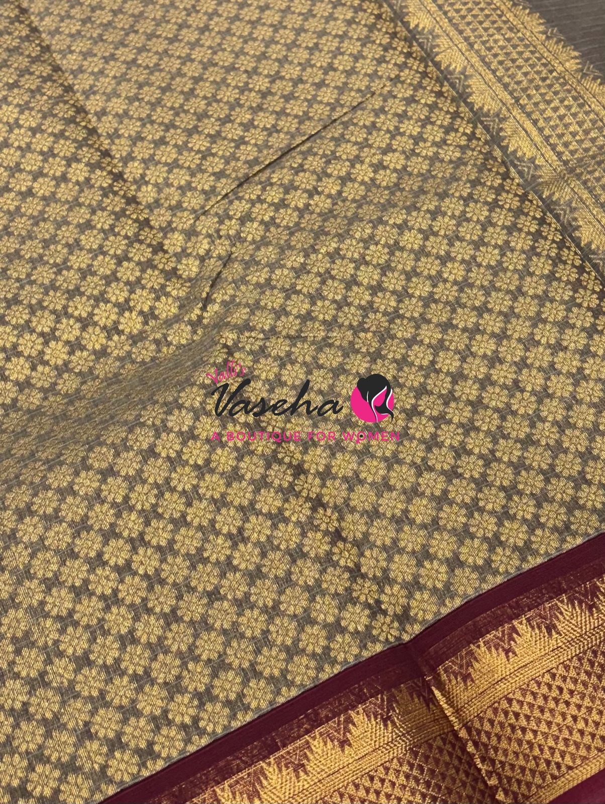 Kanchi Cotton Saree - VVKCS027