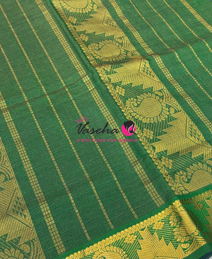 9 Yards |Semi Silk Cotton Saree | Vairavoosi  Design | VV9YSS001