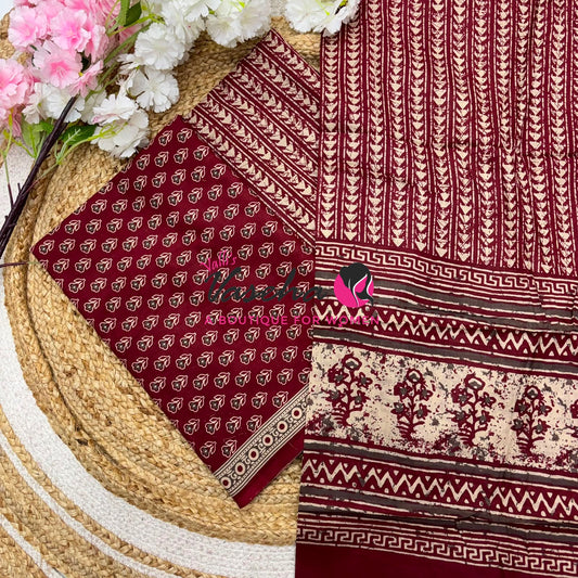 Pure Mul Mul Cotton | Unstitched Material | VVUSM079