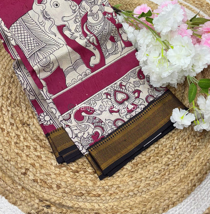 Chennur Silk | Kalamkari Prints | VVCKS006