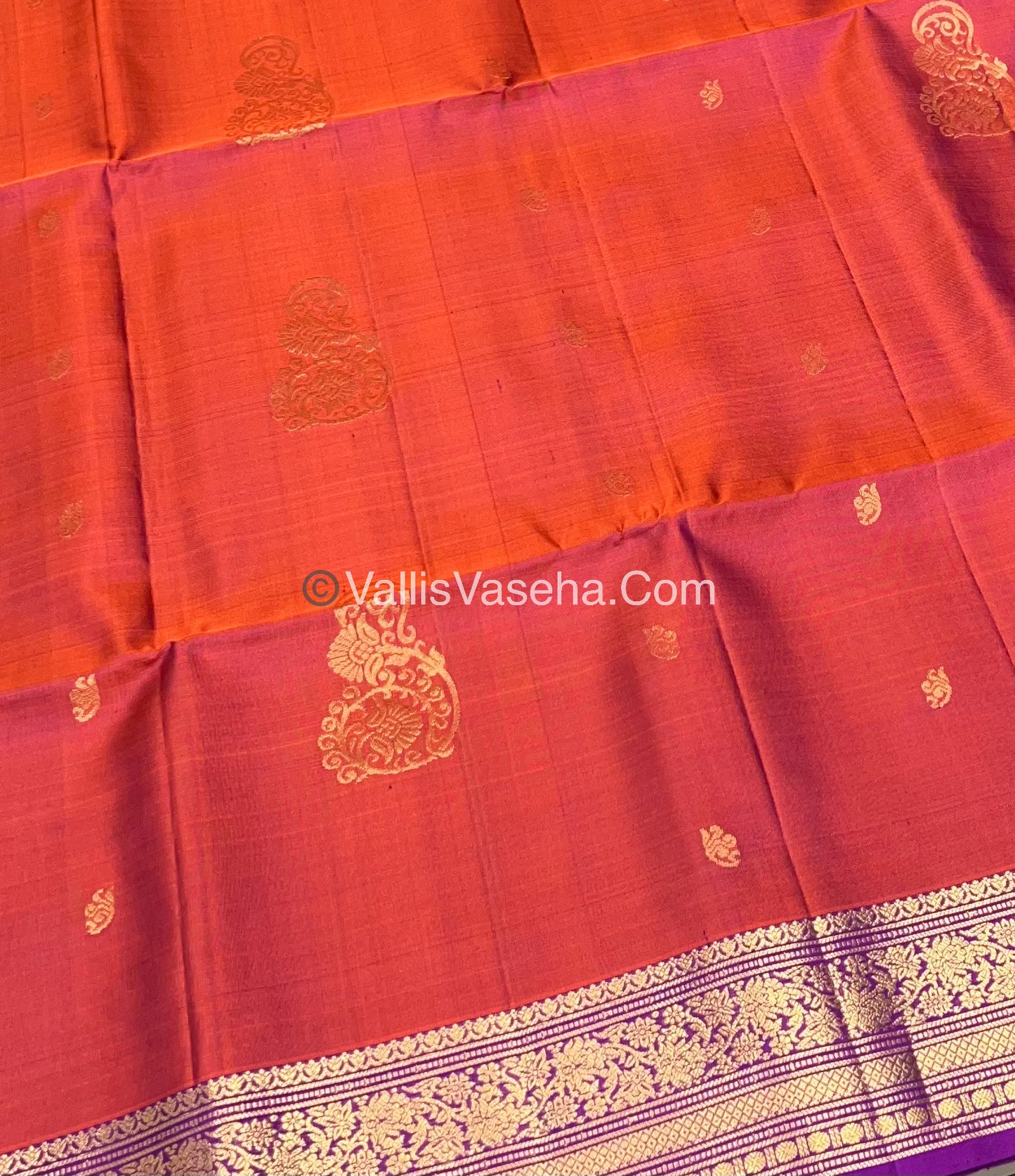 Pure Soft Silk Saree - Kanchi Border - VVPSS033