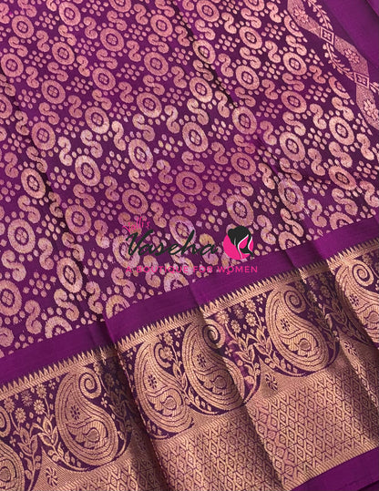 Half Mix - Pure Soft Silk Saree - VVPSS031