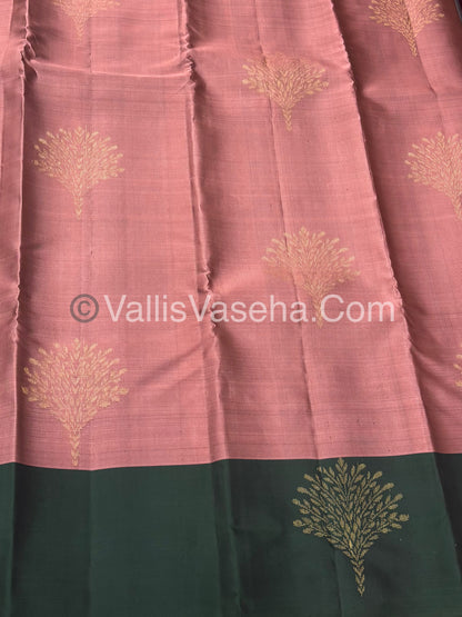 Half Mix - Pure Soft Silk Saree - VVPSS075