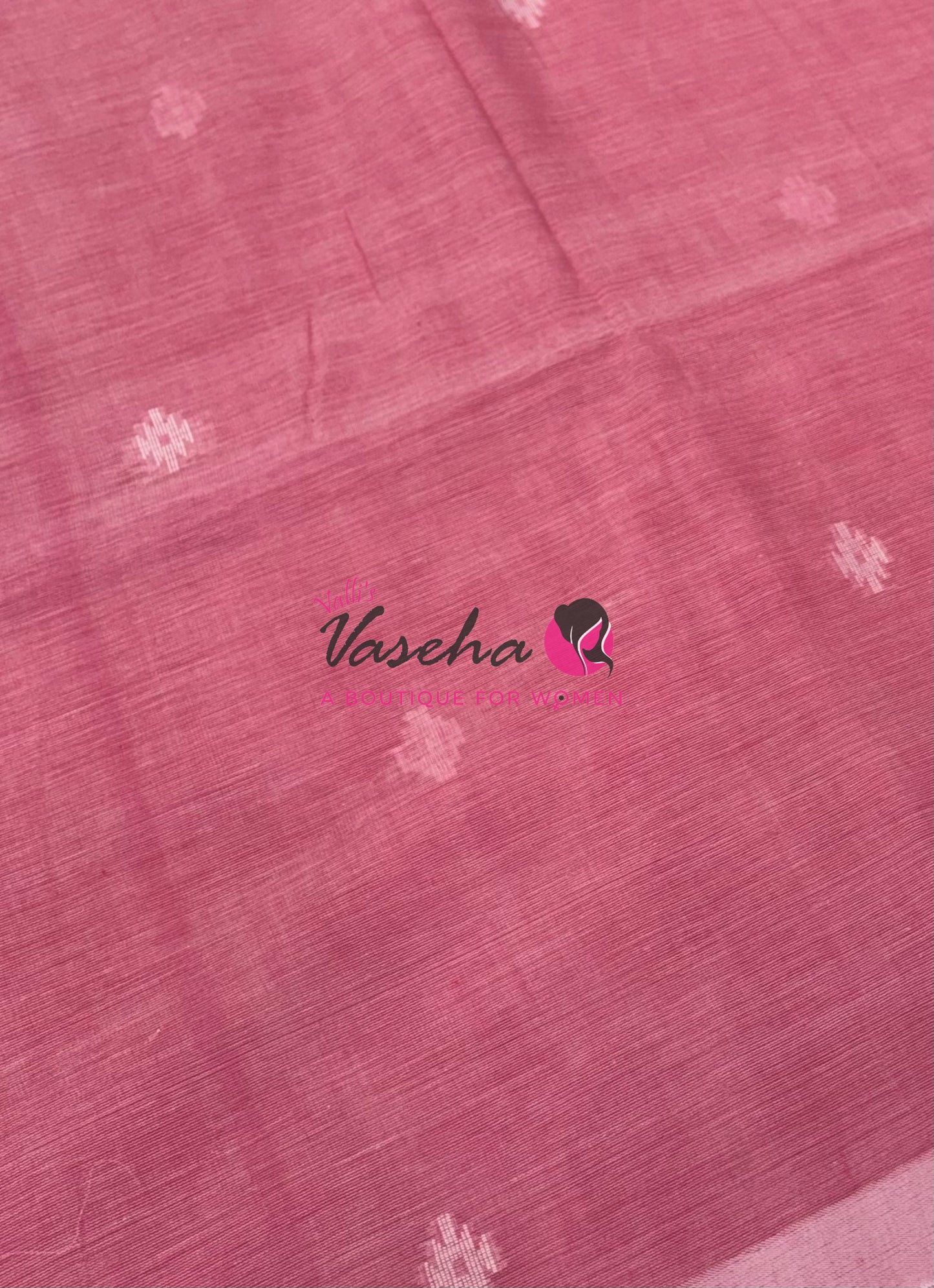 Bengal Kaddhi Cotton Saree | VVBKC002 | Pink Shade