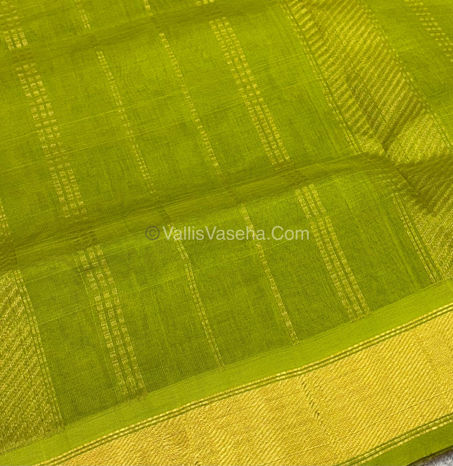 Pure Silk Cotton Saree - Pazhum Pazhamum Checks Design - VVPPSC02