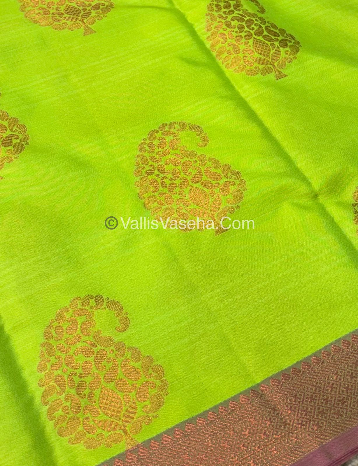 50% less - Offer Saree - Semi Soft  Silk Saree - VVDS005