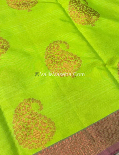 50% less - Offer Saree - Semi Soft  Silk Saree - VVDS005