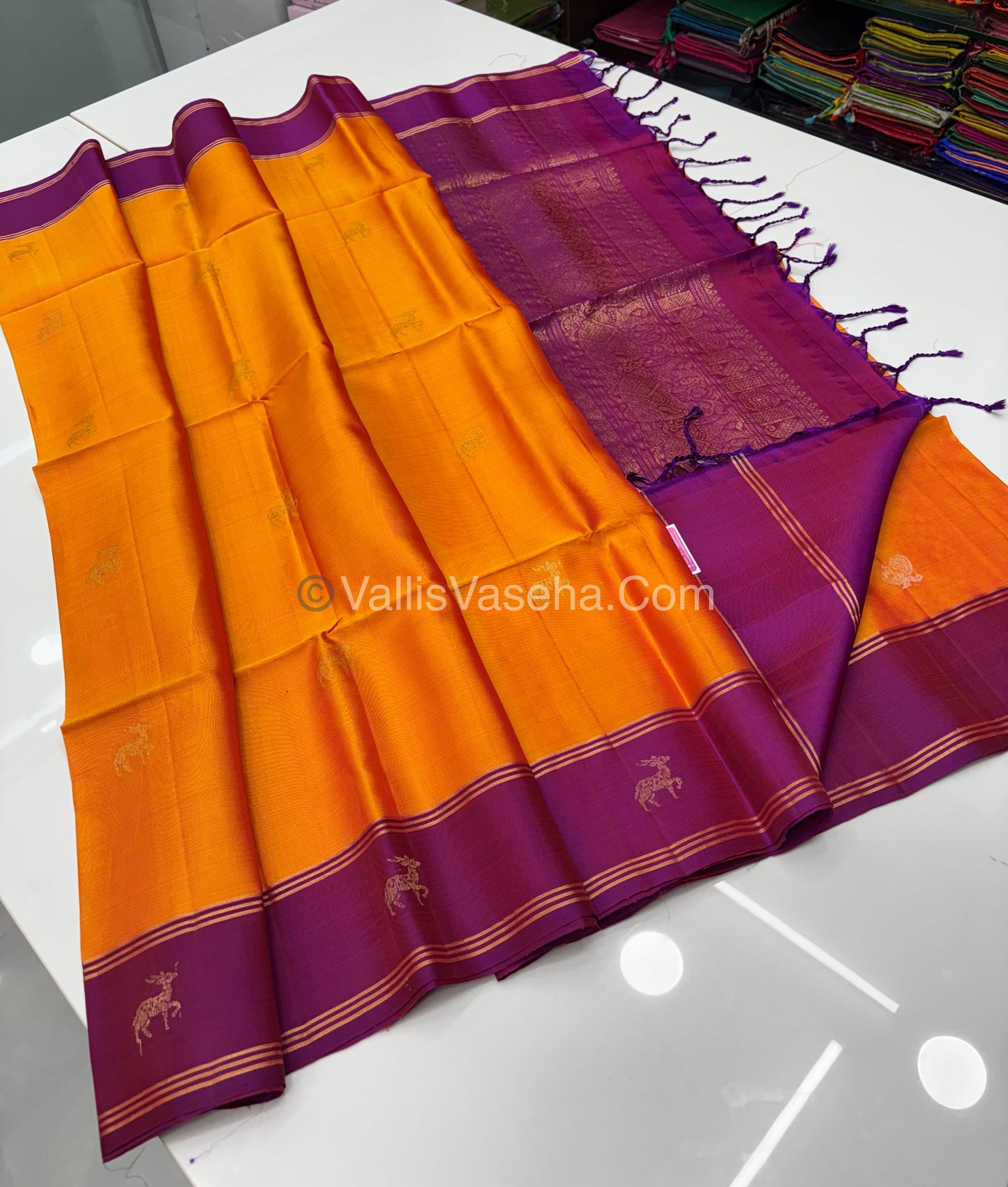 Half Mix - Pure Soft Silk Saree - VVPSS053