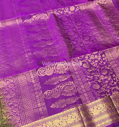 Pure Soft Silk Saree - Kanchi Border - VVPSS033