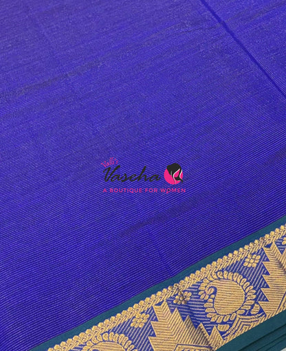 9 Yards |Semi Silk Cotton Saree | Vairavoosi  Design | VV9YSS001