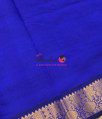 Semi Silk Cotton Saree |  Pazhum Pazhamum Checks Design |VVSSC018