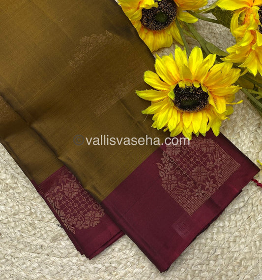 Half Mix - Pure Soft Silk Saree - VVPSS030