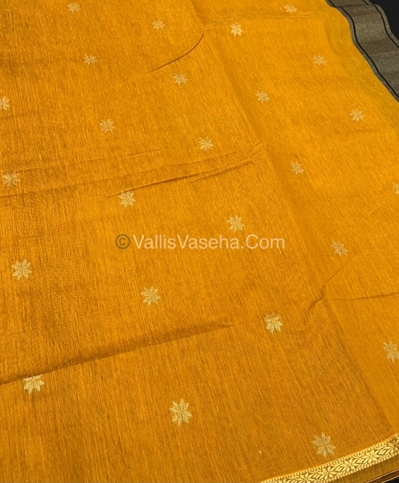 Semi Maheshwari Silk Cotton Saree - VVMSC002