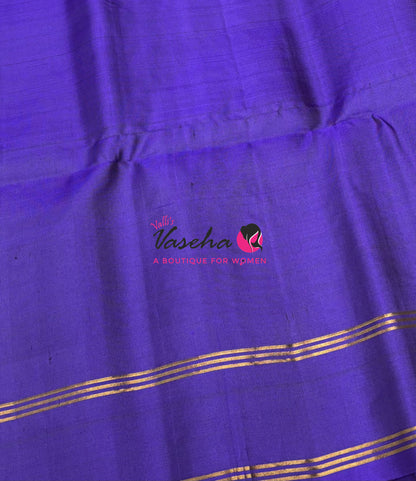 Pure Soft Silk Saree  - Violet Shade - VVPSS134