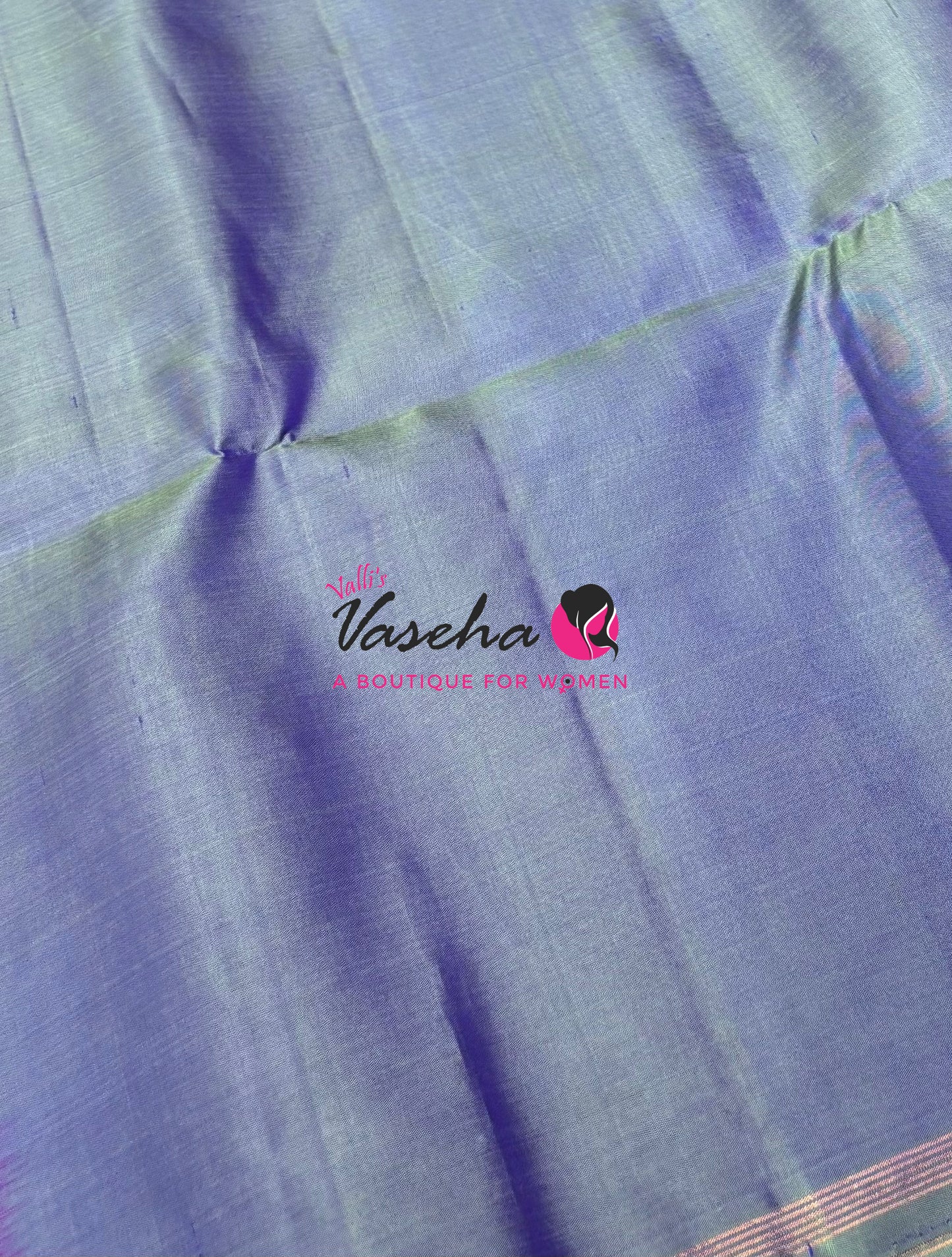 Pure Soft Silk Saree  - Blue & Light Blue Combo  - VVPSS055